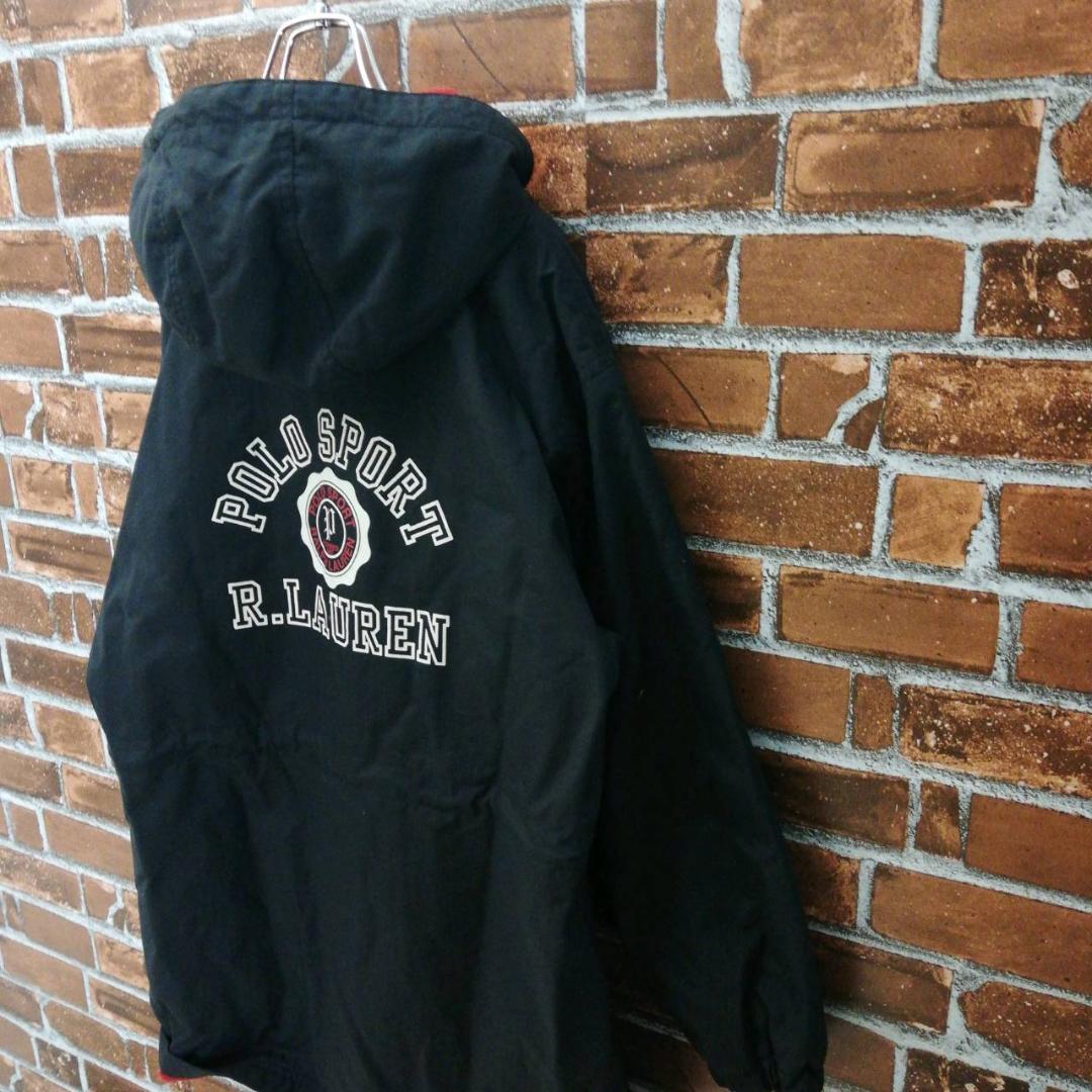 ビッグロゴ】【裏起毛】ラルフローレン☆ナイロンジャケット パーカー