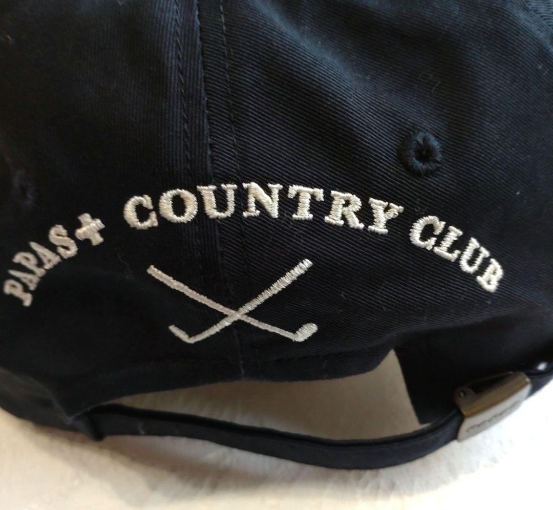 Papas 黒キャップ カントリークラブデザイン