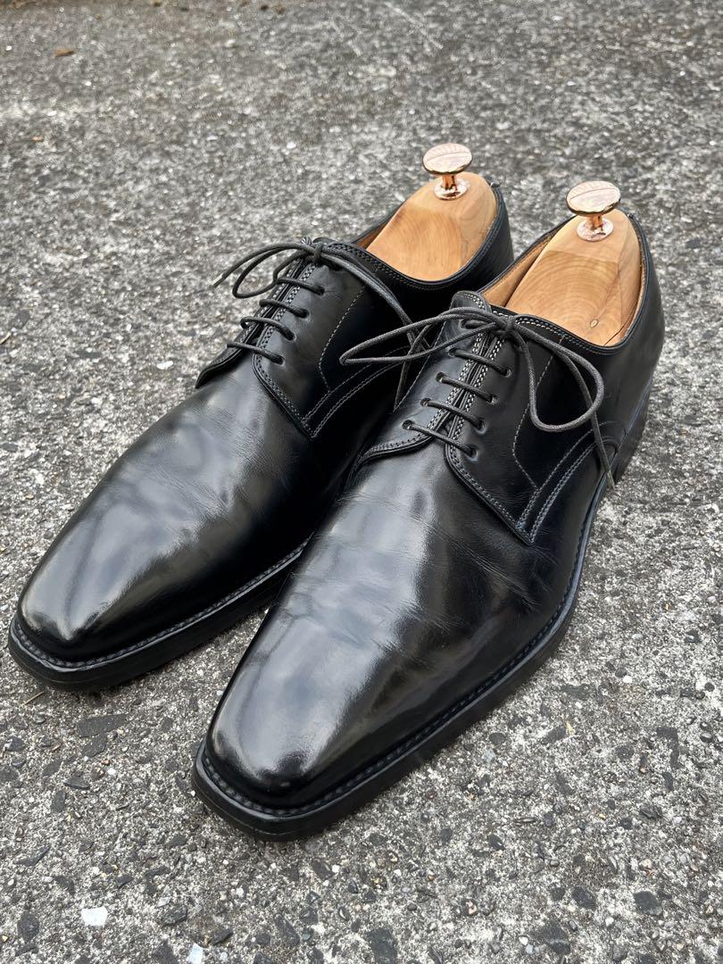 新しい到着 レザーシューズ サントーニ santoni 革靴 ダイナイトソール