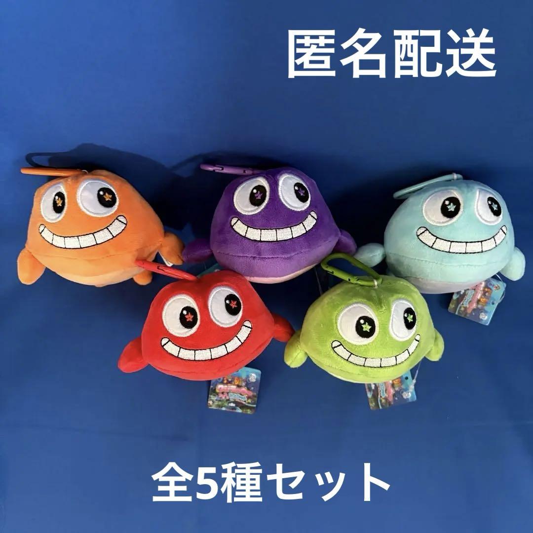 海物語 クジラッキーぶるぶるマスコットカラビナ付き 全5種 コンプリートセット 海物語 クジラッキー ぶるぶるマスコット カラビナ付き 全5種