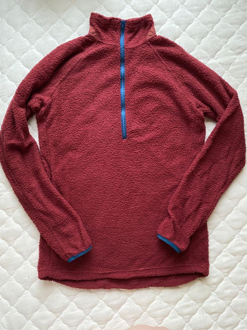 山と道　アクティブプルオーバー UNISEX S バーガンディ