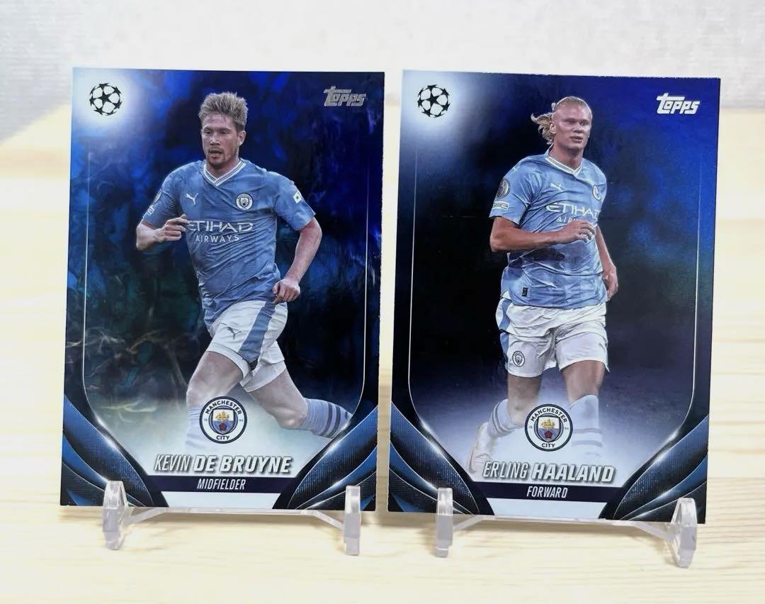 Topps soccer ケビンデブライネ アーリング・ブラウト