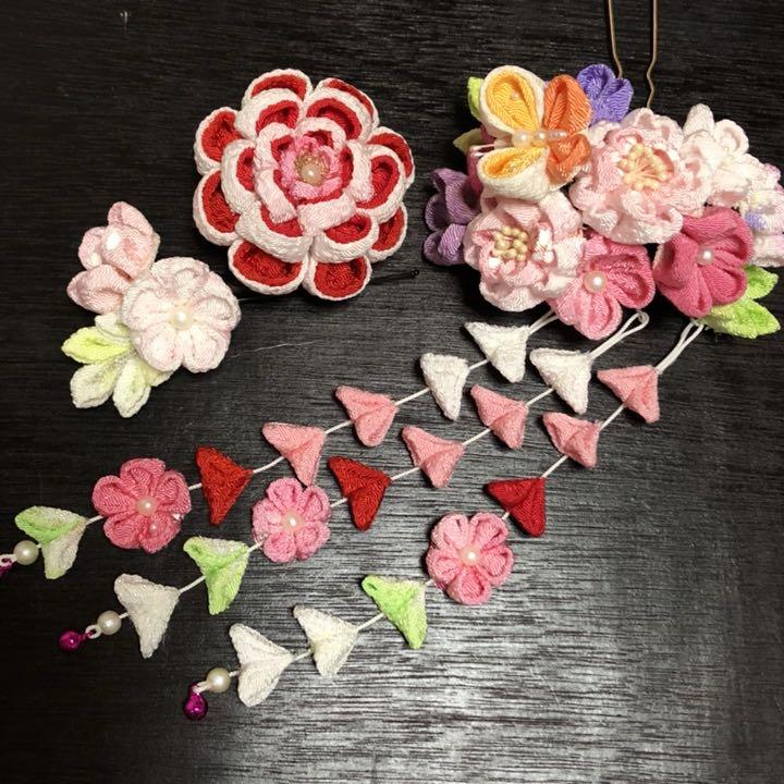 つまみ細工 髪飾り  オーダー専用になりました(*'▽'*)