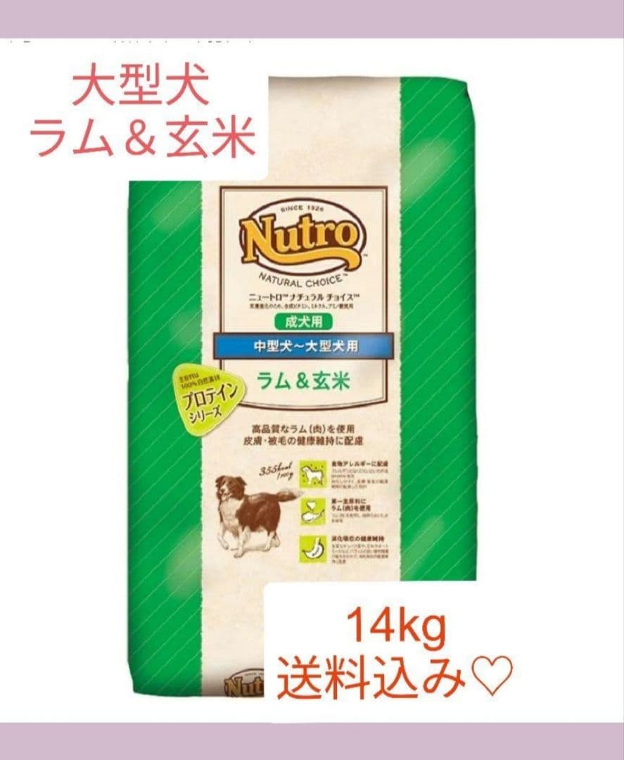 ニュートロ ナチュラル チョイス 中～大型犬用 成犬用 ラム＆玄米値下げ不可