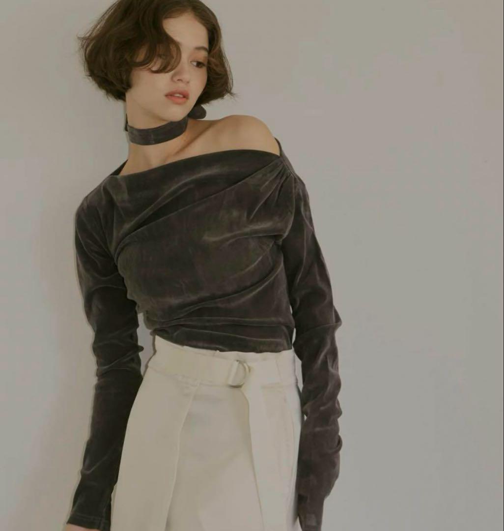 トップス NOTRE emor drape design tops