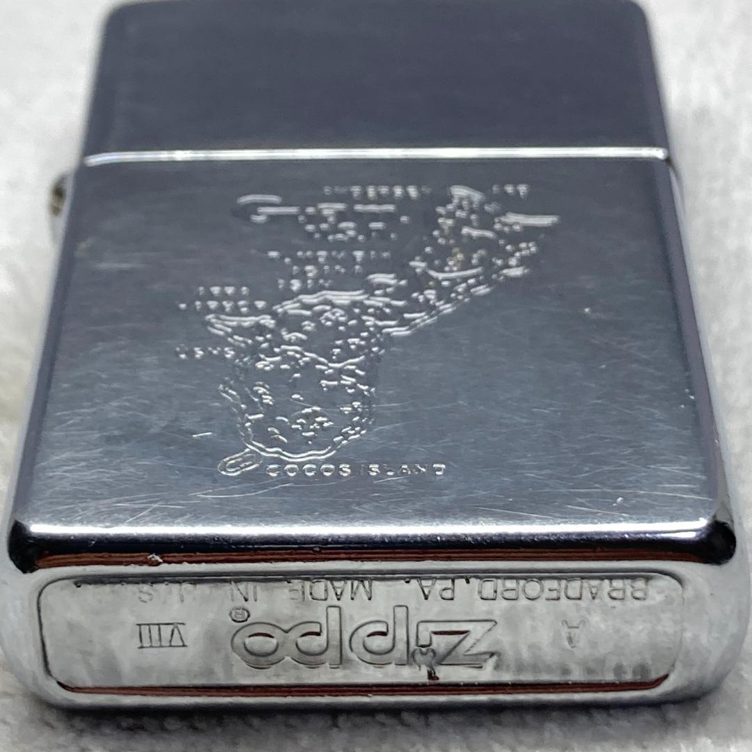 ★ZIPPO ライター★GUAM グアム シルバー 1992年製 着火OK