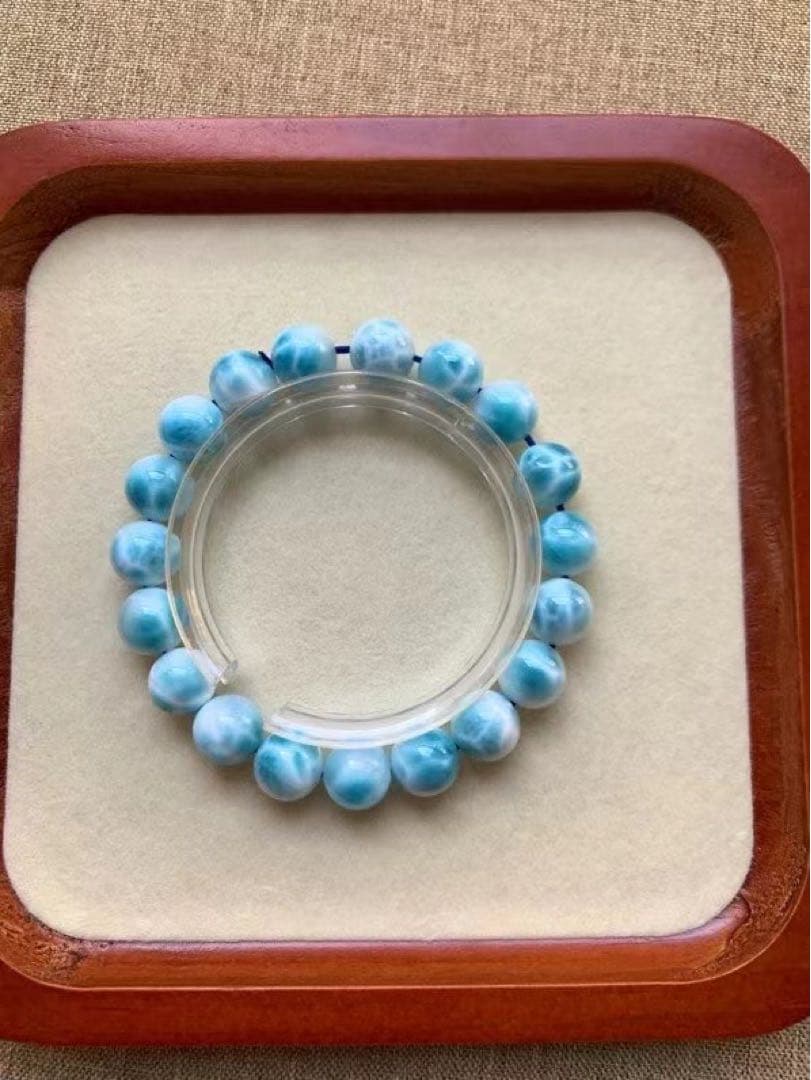 ︎【天然】ラリマー  ブレスレット 10.3mm