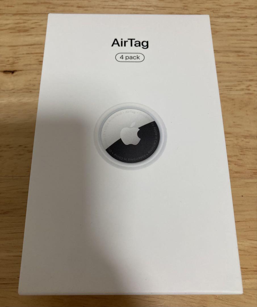 新品未開封　Apple AirTag 本体 4個入り
