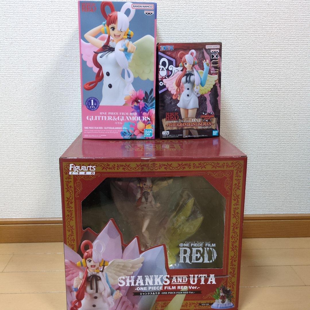 ONE PIECE FILM RED ウタとシャンクス フィギュア3体セット