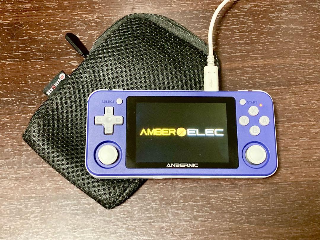 ANBERNIC RG 351P パープル ケース付き 中華エミュレーター機その他機種