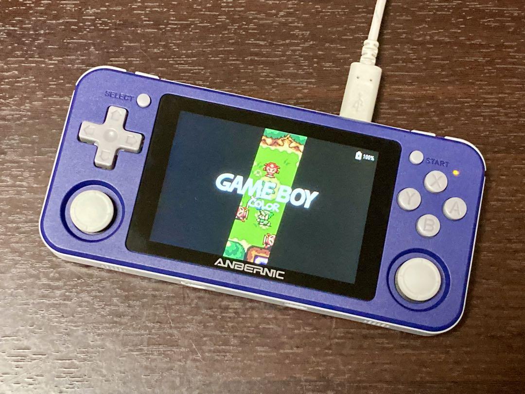 ANBERNIC RG 351P パープル ケース付き 中華エミュレーター機