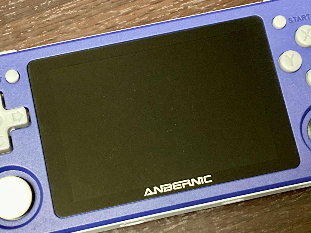 ANBERNIC RG 351P パープル ケース付き 中華エミュレーター機
