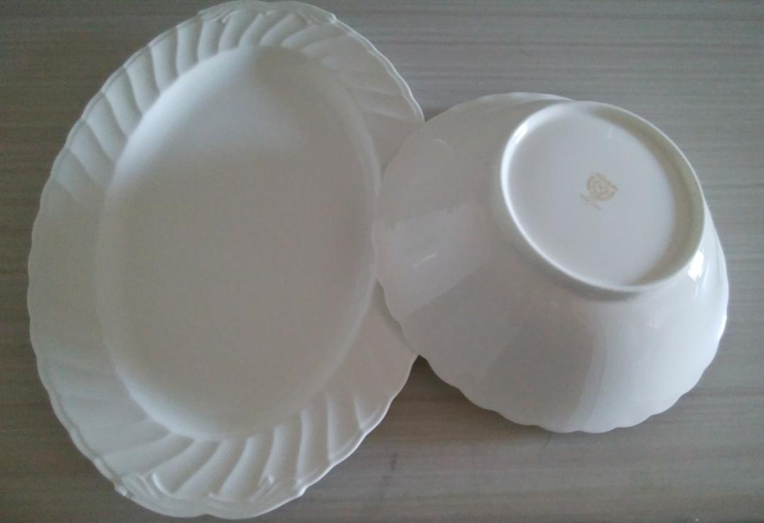専用ノリタケスタジオコレクションプラター、ボール/カレー皿5客2点纏めセット