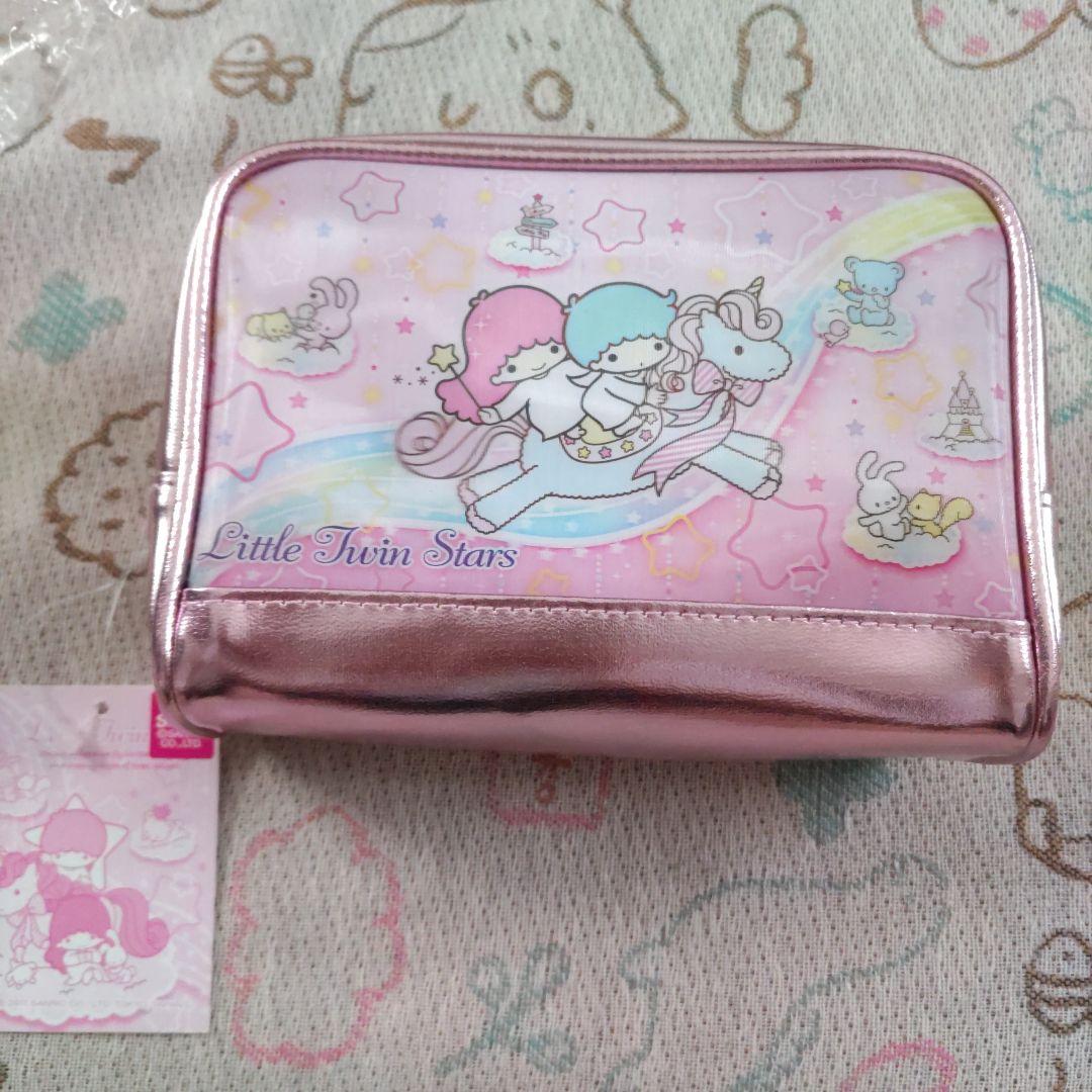 傘 キキララ リトルツインスターズ ITS'DEMO イッツデモ コラボ 折り畳み傘／晴雨兼用／推し活ＰＵファボカラーミーアンブレラ