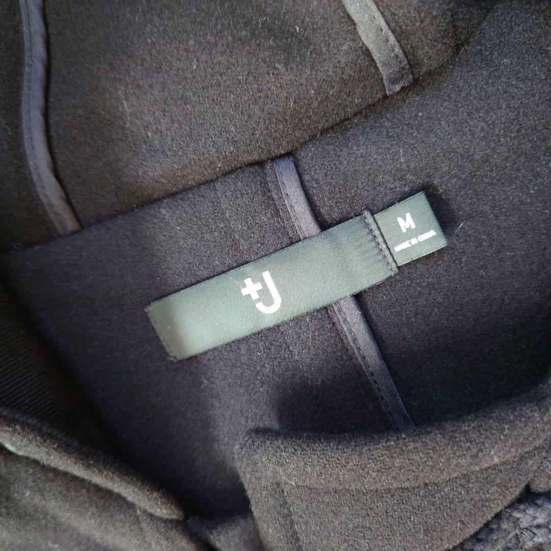 【売約済】UNIQLO　+J　ユニクロ オーバーサイズ　ダッフルコート　黒　M