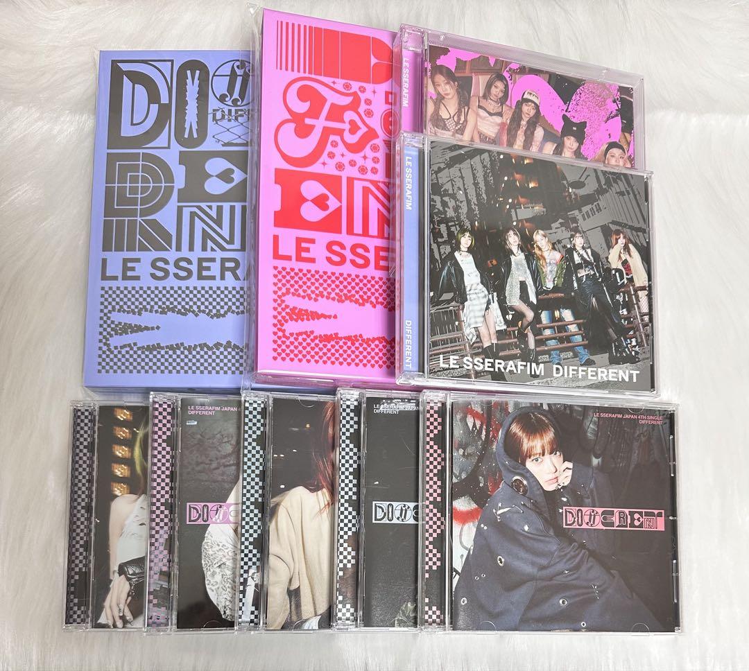 ルセラフィム LE SSERAFIM different アルバム 9枚 LE SSERAFIM ルセラフィム DIFFERENT アルバム 9形態セット