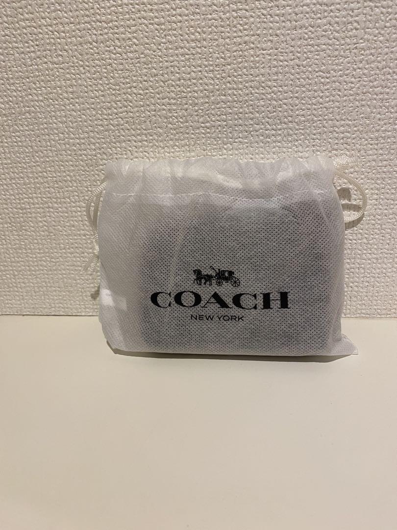 COACH キーケース　コインケース　　LジップCB927 チャコール　新品