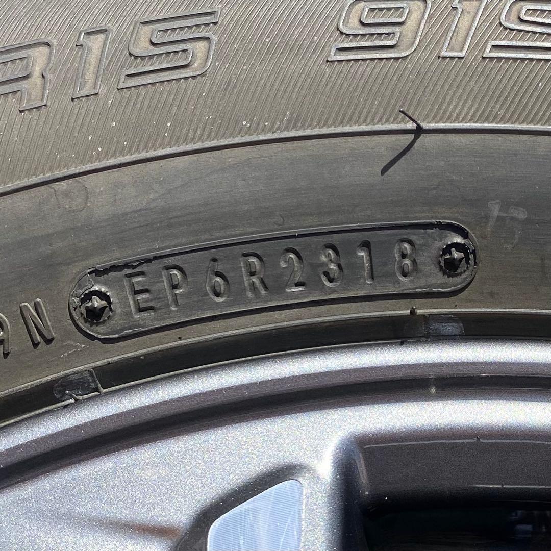 純正アルミ-タイヤ 4本SET日産