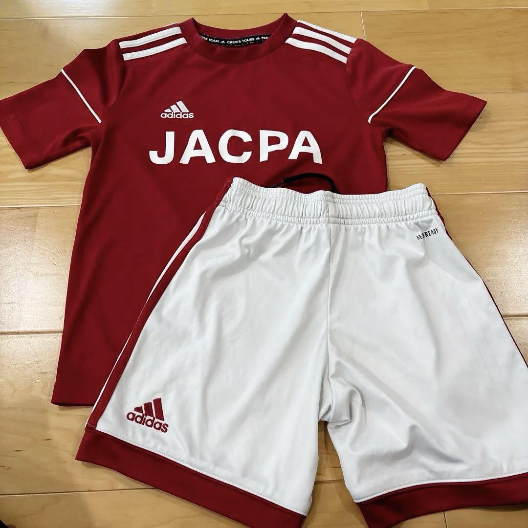 ジャクパサッカーウエア130　JACPA　umbro　adidas UMBRO - ジャクパ⭐︎サッカーユニフォーム 130 青＆赤の通販 by