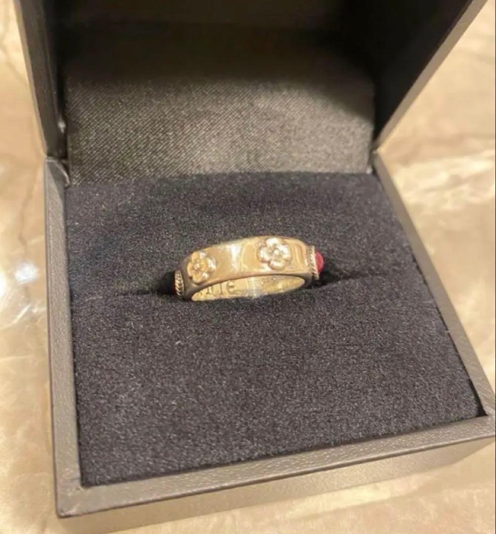 ジブリ美術館限定　ハウルの動く城　赤リング　12号　スワロフスキー