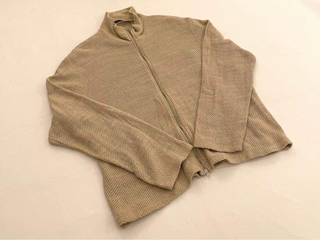 Our Legacy Shrunken Full-Zip Polo ベージュ
