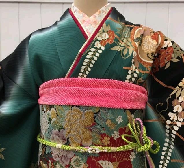 SALE 5263❫ ✿ 振袖 ✿ グリーン系 金駒刺繍 mz290-m89139600092 格安正規品