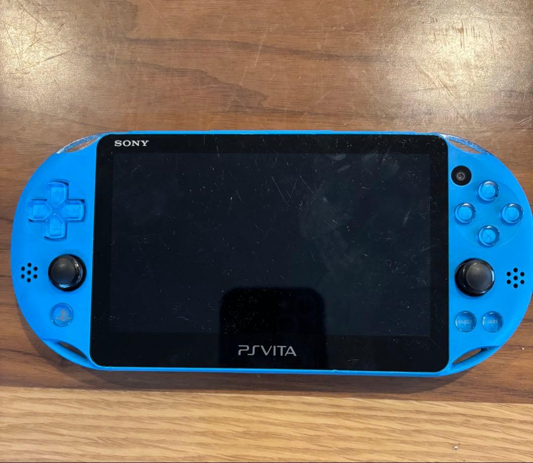SONY psvita 青　ソフト付き　値下げ可能