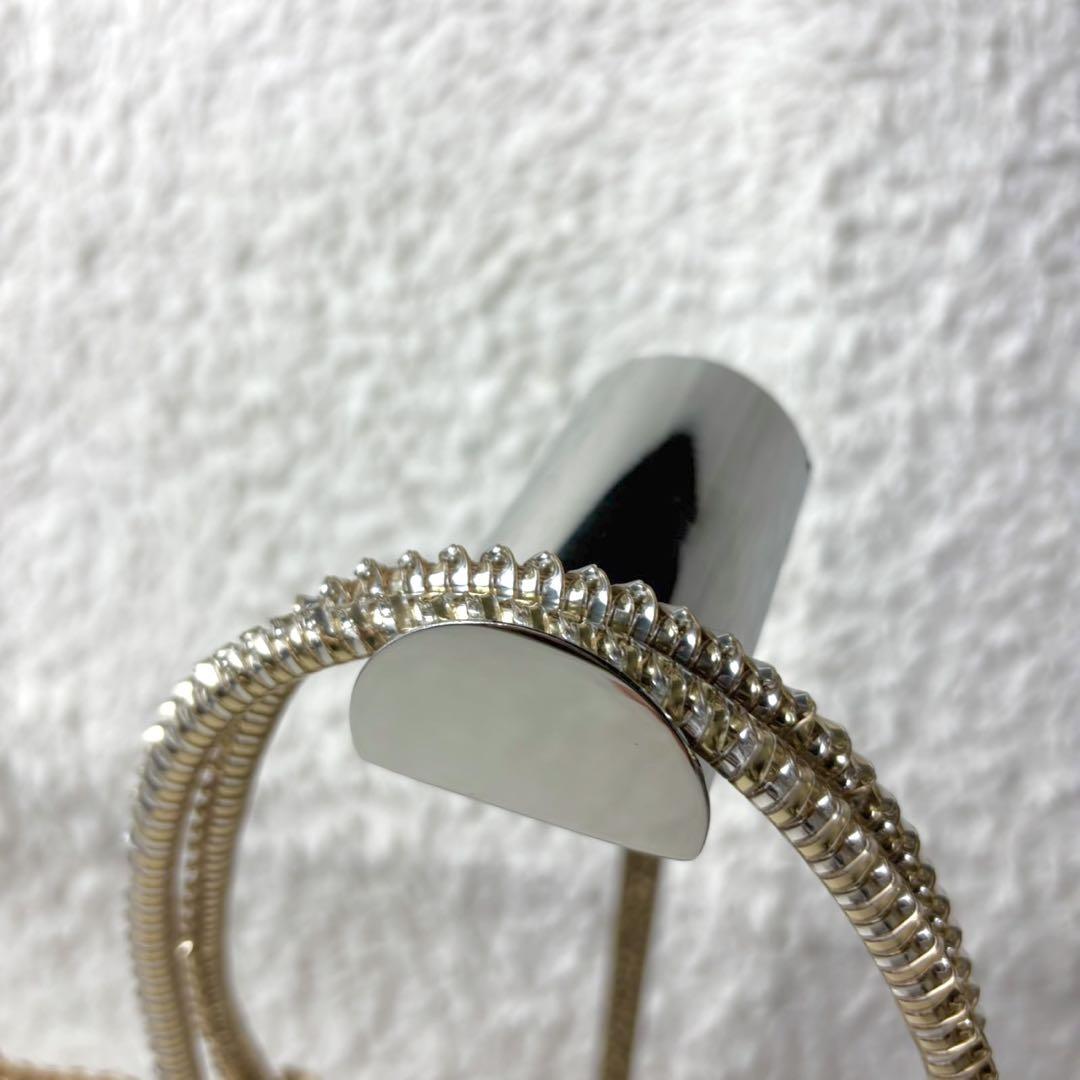 極美品✨人気色 シルバー アンテプリマ ラージ チェーン 2way ショルダー