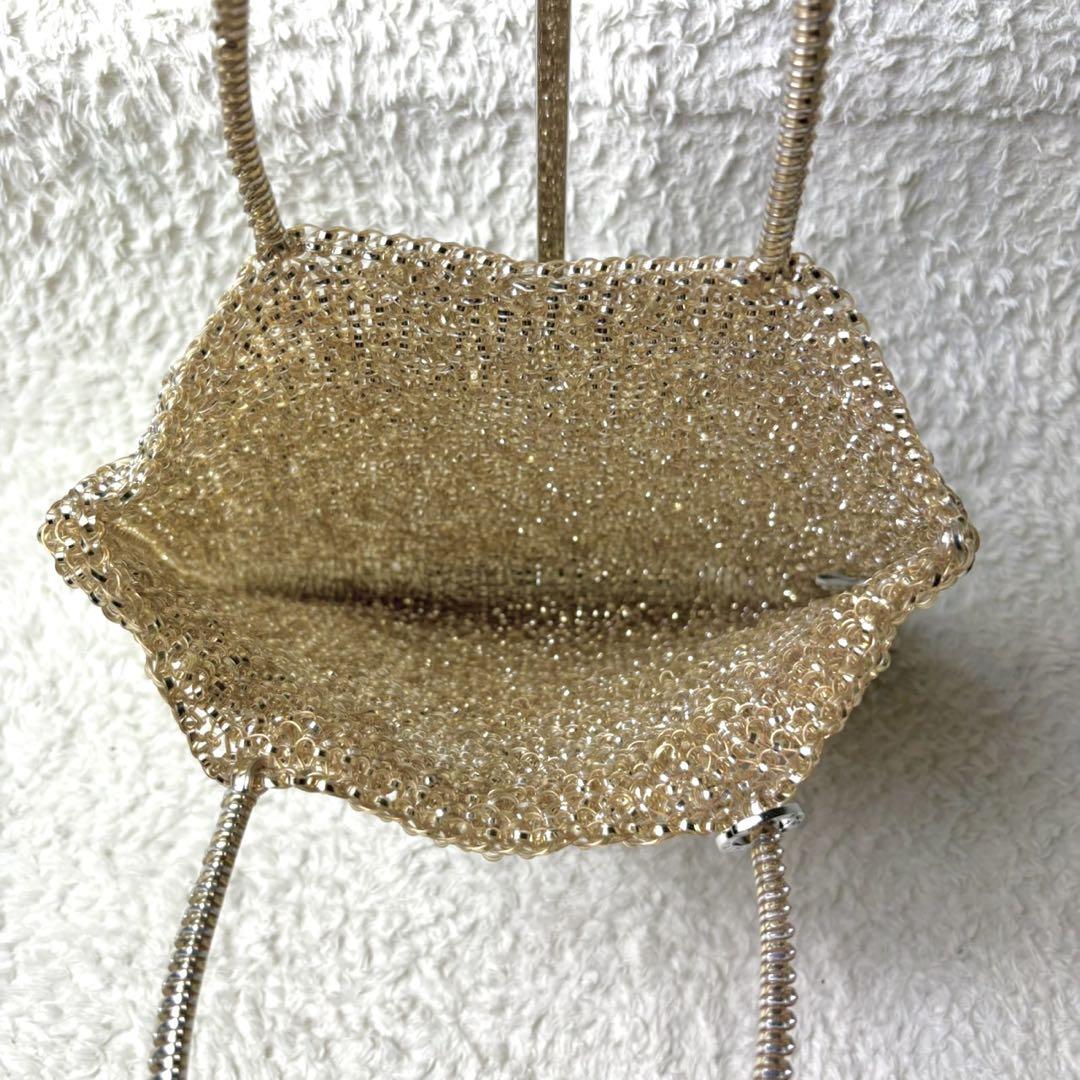 極美品✨人気色 シルバー アンテプリマ ラージ チェーン 2way ショルダー