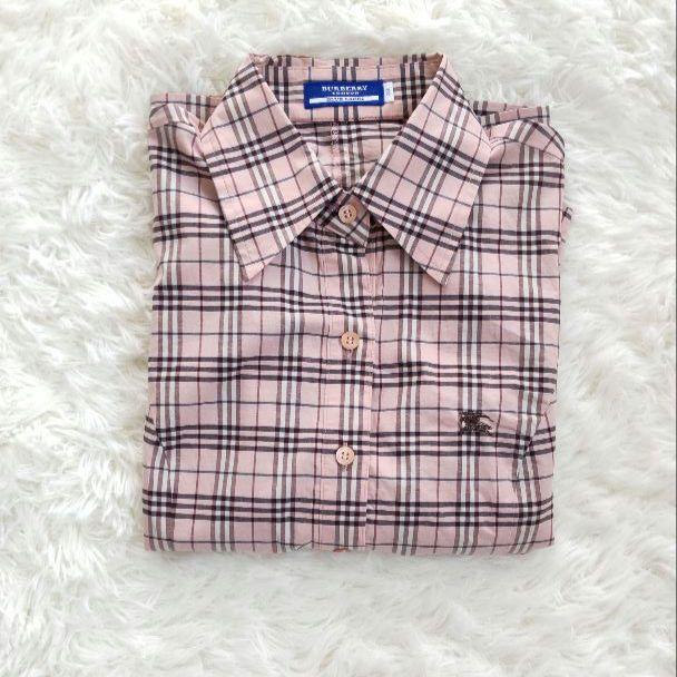 BURBERRY◌︎ ノバチェック コットン長袖シャツ日本製M三陽商会