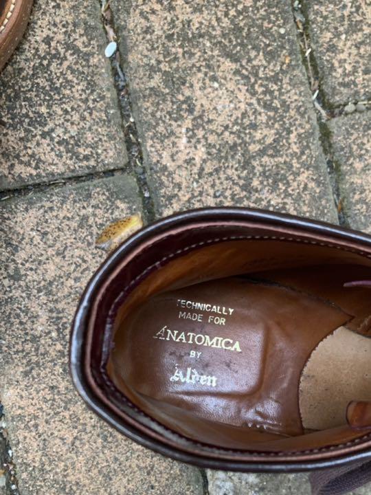 数量限定安い オールデン Alden×ANATOMICA ブーツ コードバン 9 1 2 D WqZrV-m89144130540 大人気新品