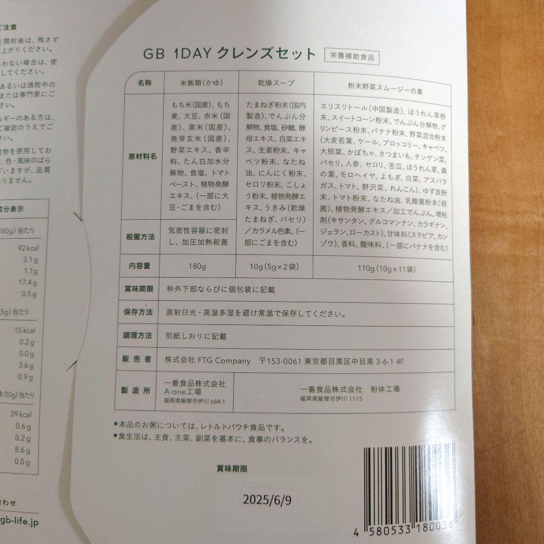 GREEN BROTHERS ワンデイクレンズセット（ファスティング