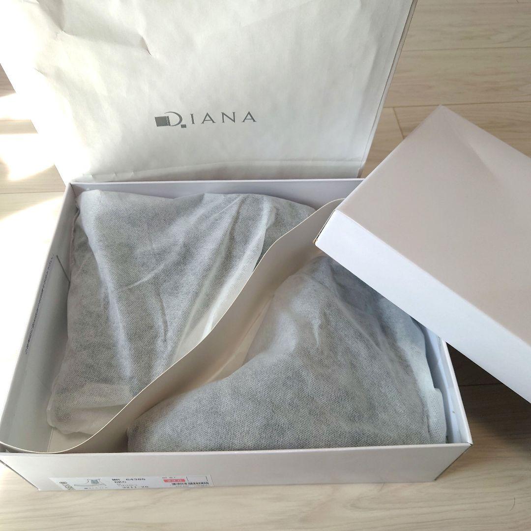 ★新品未使用★DIANA ダイアナ サイドゴアブーツ（黒・23cm）