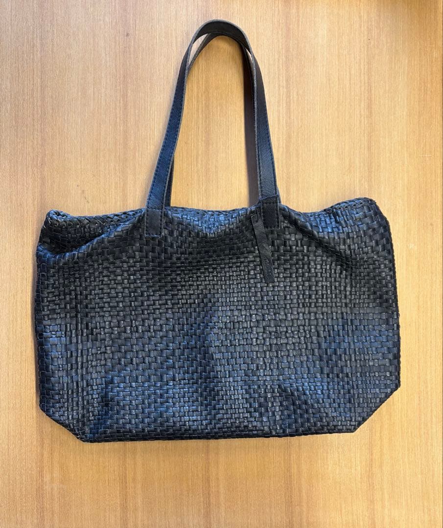 KYUCA メッシュビッグトート ソフトレザーKyuca