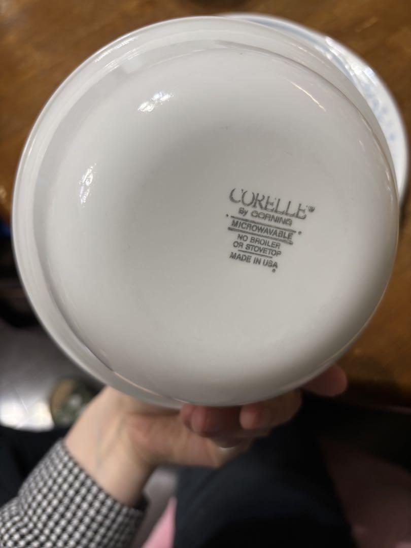 食器セット Corelle コレール オールドコレール USA 15枚 青い花柄
