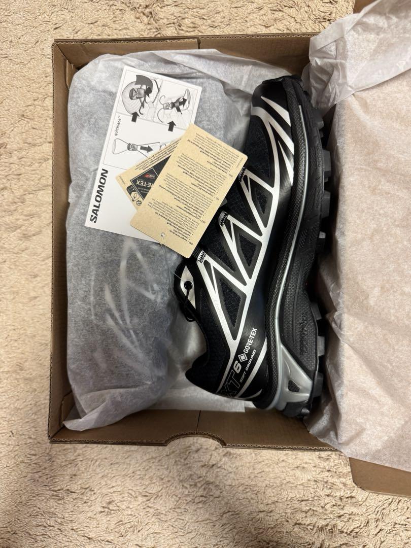 靴 Salomon XT-6 GORE-TEX Silver 24.0cm