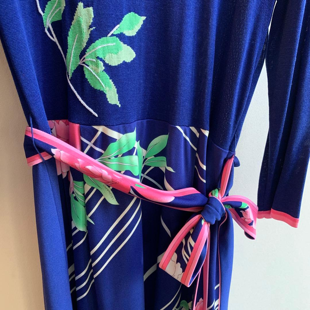 レオナールLEONARDワンピース✴︎未使用美品✴︎36 レオナールLEONARDワンピース✴︎未使用美品✴︎36