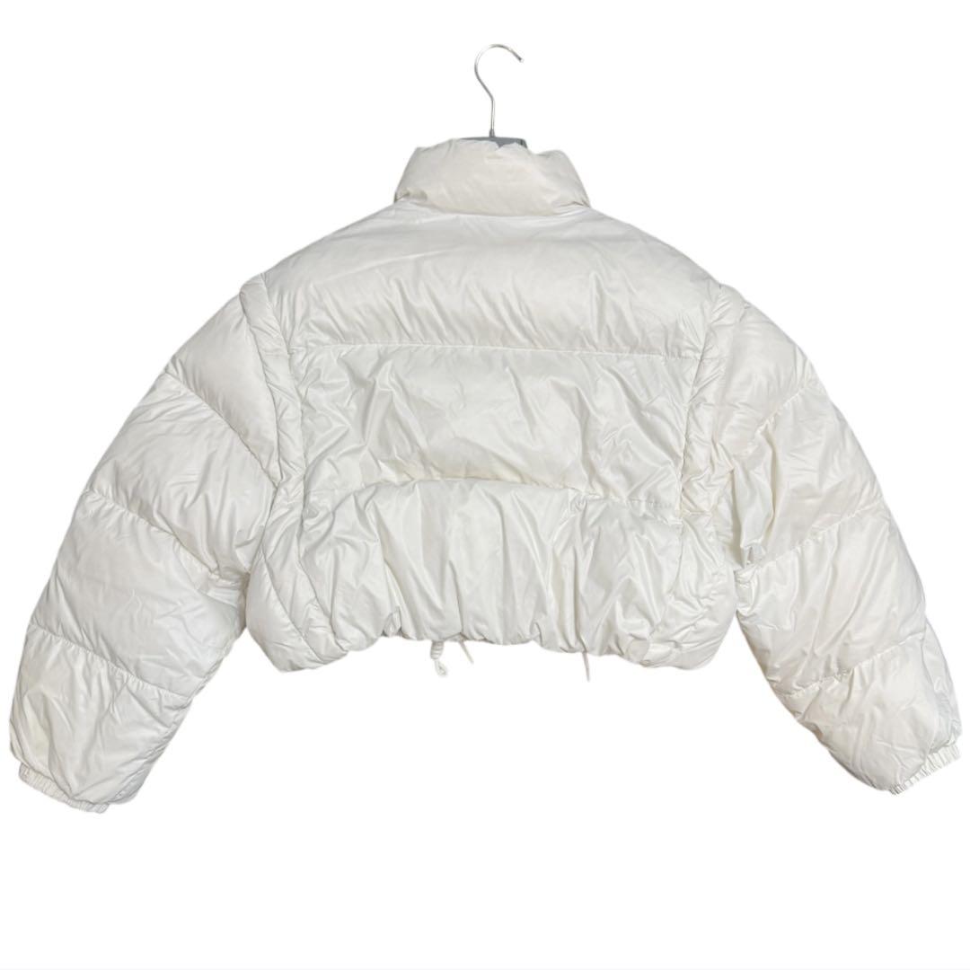 PRADA Re-Nylon クロップド ショートダウンジャケット 40 Prada Re-Nylon クロップド ダウンジャケット | ブラック
