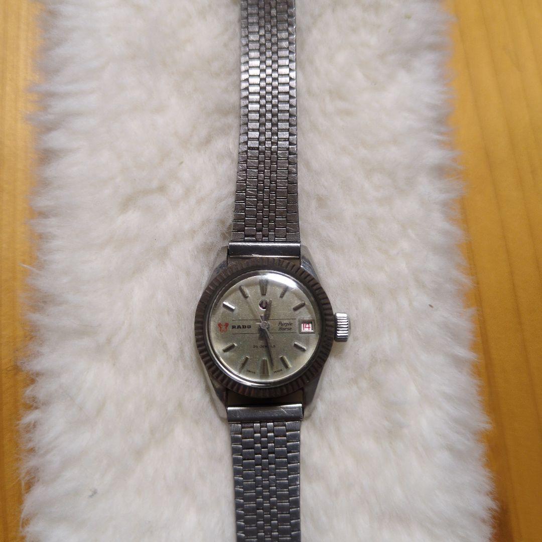 RADO シルバースタッグ　自動巻き時計 RADO 自動巻き 腕時計 シルバー - メルカリ