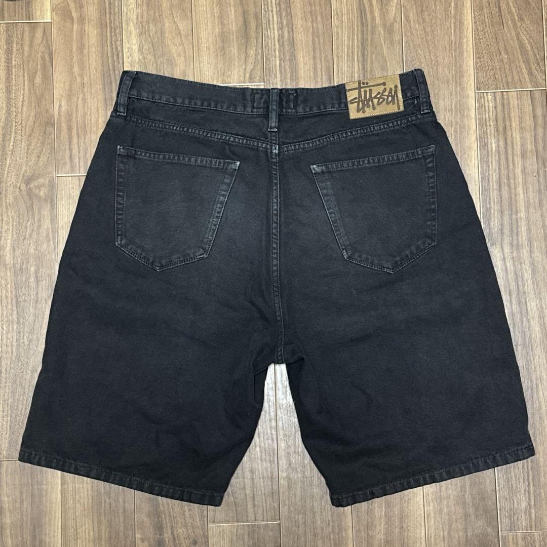 パンツ stussy denim black shorts 34