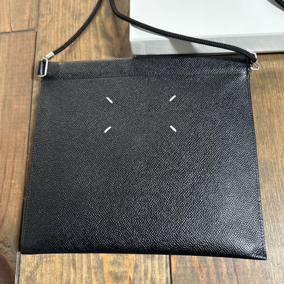 Maison Margiela ブラック スマホショルダーバッグ
