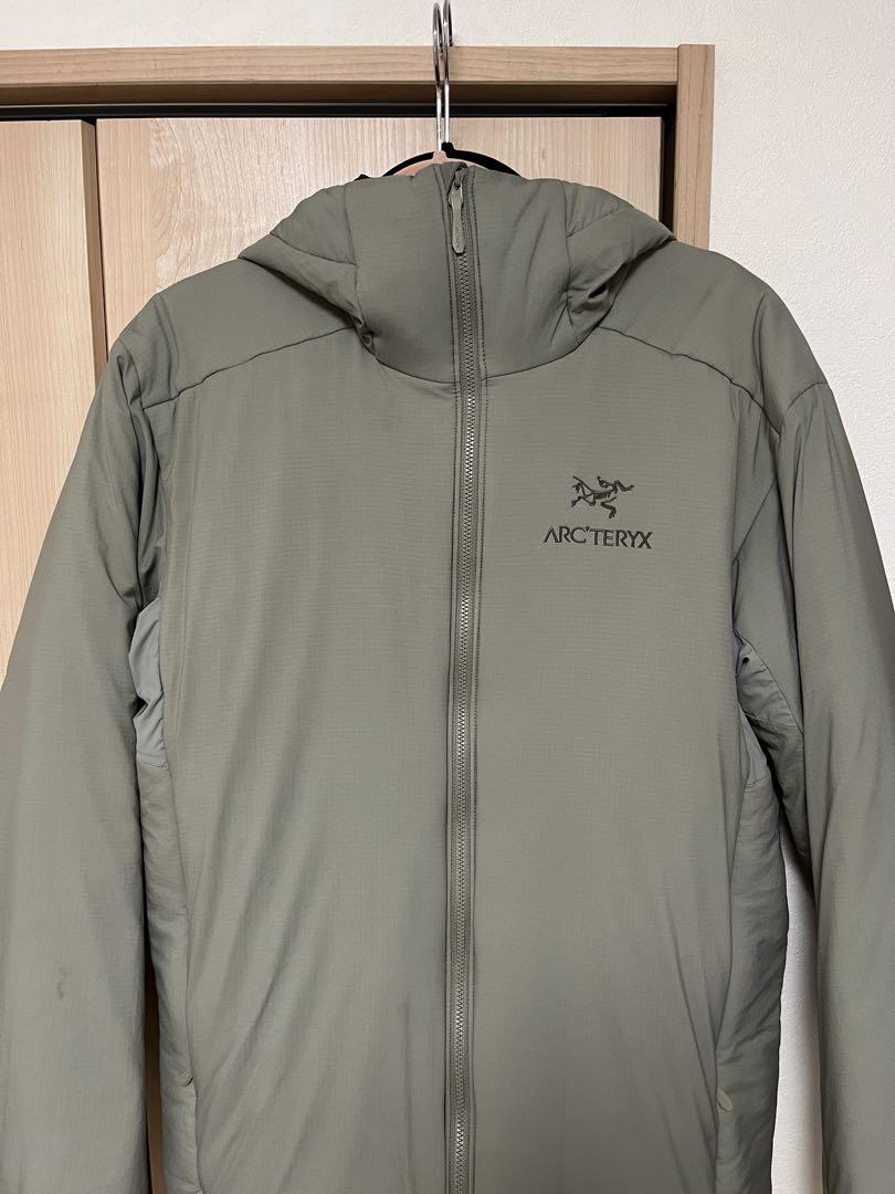 ARC'TERYX アトムARフーディー Distortion S/P グレー