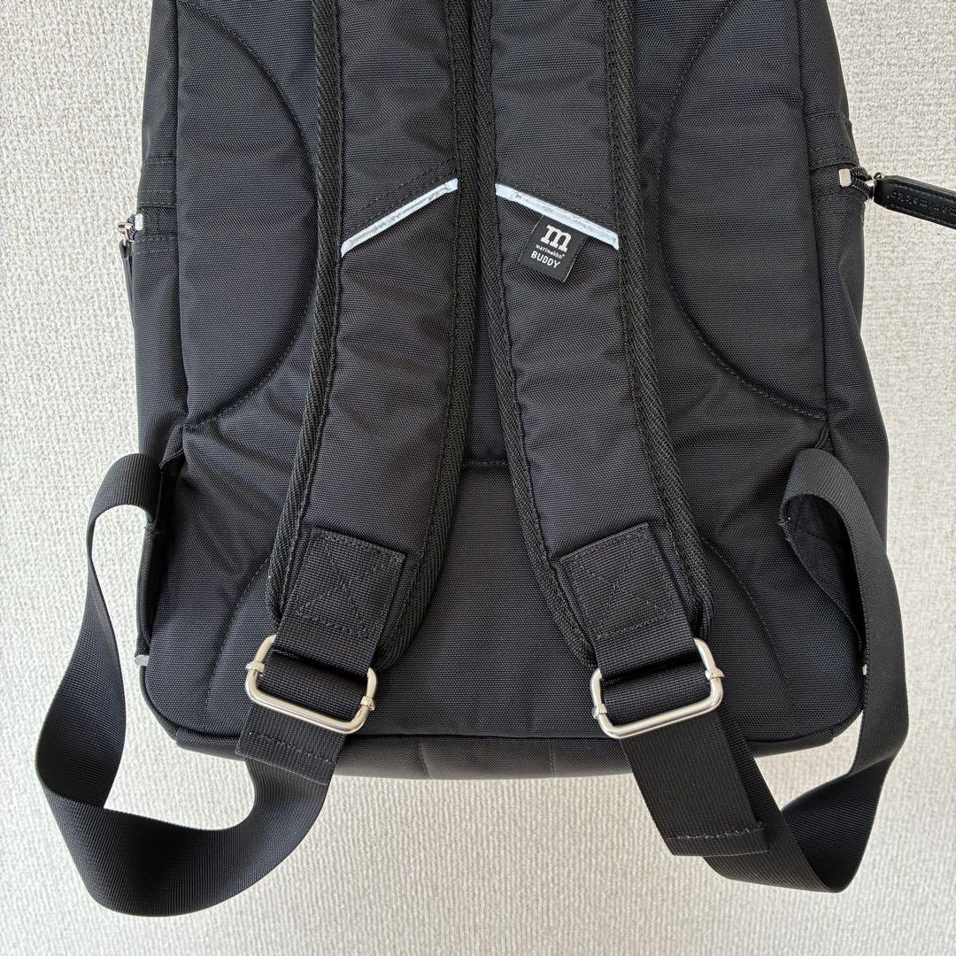 【一度のみ使用・美品】marimekko 『BUDDY』ナイロン リュック 黒