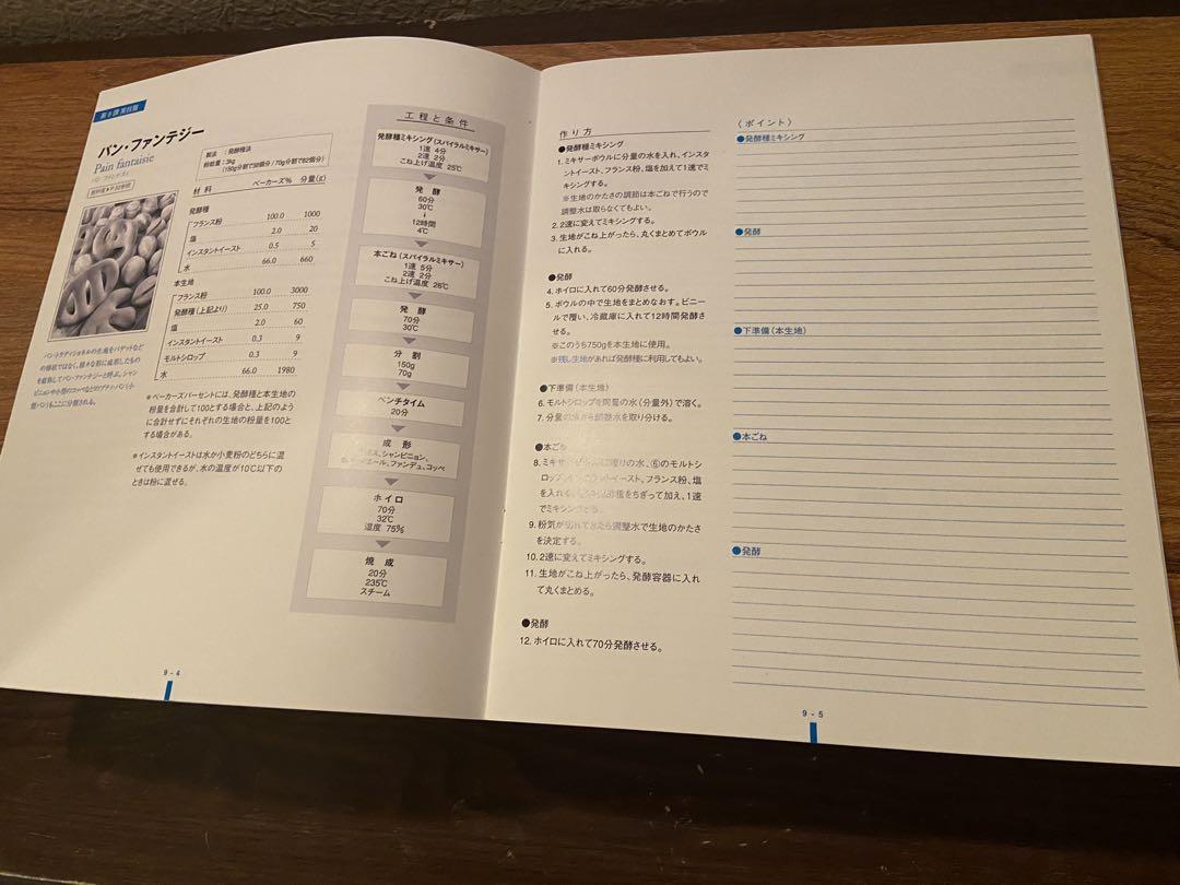 【テキスト書込みあり】辻調　製パン技術講座（通信教育）使用済テキスト&DVD