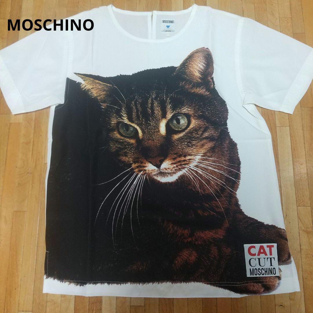 期間限定・お買い得商品: |産地直送 MOSCHINOモスキーノ ☆ メルカリ - Tシャツ 猫 トップス