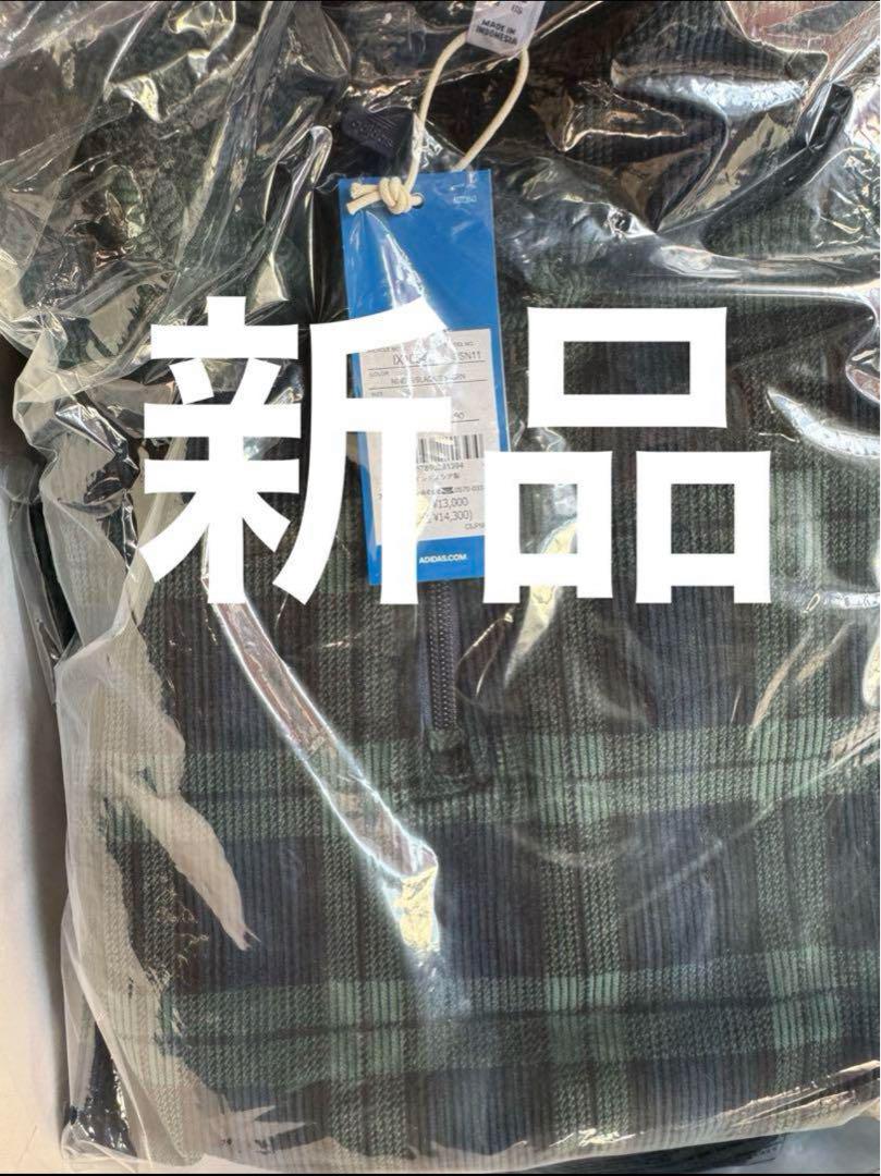 IX1054 コーデュロイ タータン ハーフジップトップ adidas XL