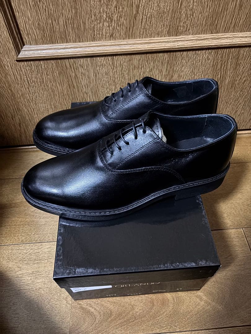 ORLANDO イタリアブランド プレーントゥ 冠婚葬祭 ビジネス レザー