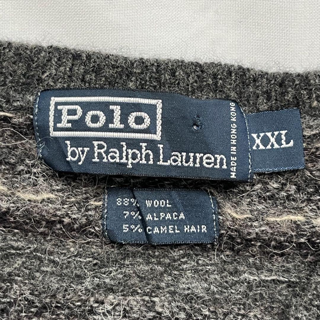 メンズ 古着 Polo ラルフローレン フェアアイル ウール ニットベスト