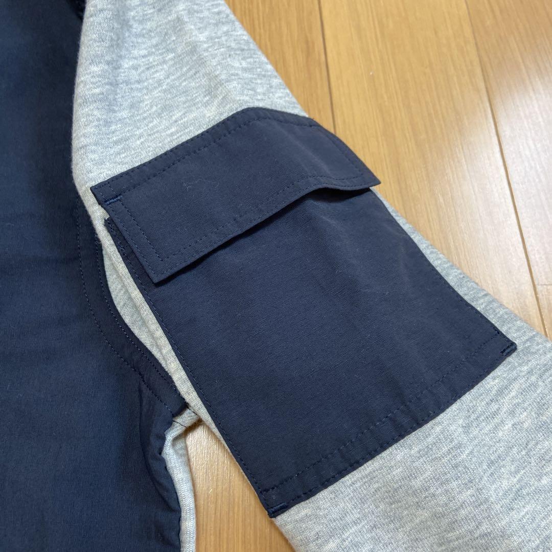 POLO RALPH LAUREN トレーナー L グレー/ネイビー　XS
