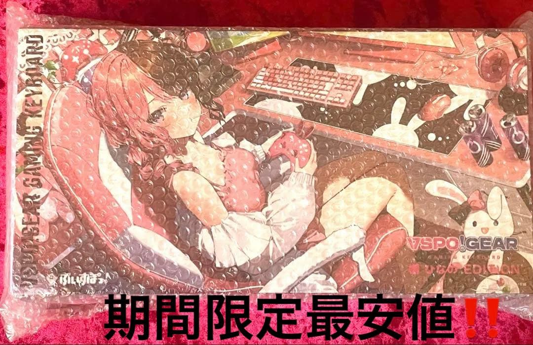 ぶいすぽっ VSPO! GEAR ゲーミングキーボード 橘ひなのEdition目立った傷や汚れなし